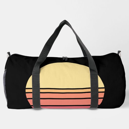 Abstract Setting Sun Duffle Bag (Rückseite)