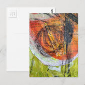 abstract severe dizziness collage  postkarte (Vorne/Hinten)