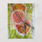 abstract severe dizziness moving foward collage postkarte (Vorderseite)