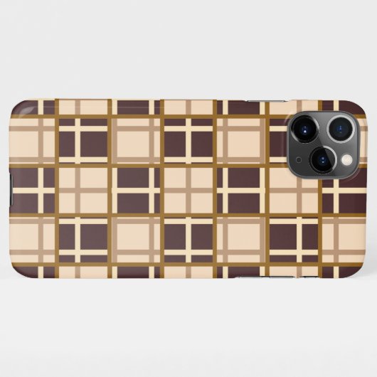 Abstract Shades of Brown iPhone 11 Pro Max Case Hülle (Rückseite (Horizontal))