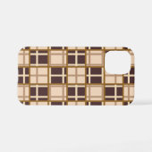 Abstract Shades of Brown iPhone 12 Mini Case Hülle (Rückseite (Horizontal))