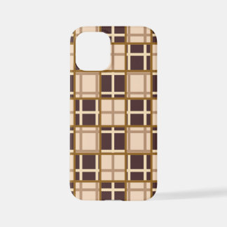 Abstract Shades of Brown iPhone 12 Mini Case Hülle