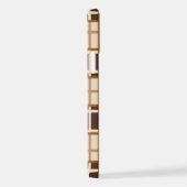 Abstract Shades of Brown iPhone 12 Pro Case Hülle (Rechte Seite)