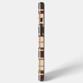 Abstract Shades of Brown iPhone 12 Pro Max Case Hülle (Linke Seite)