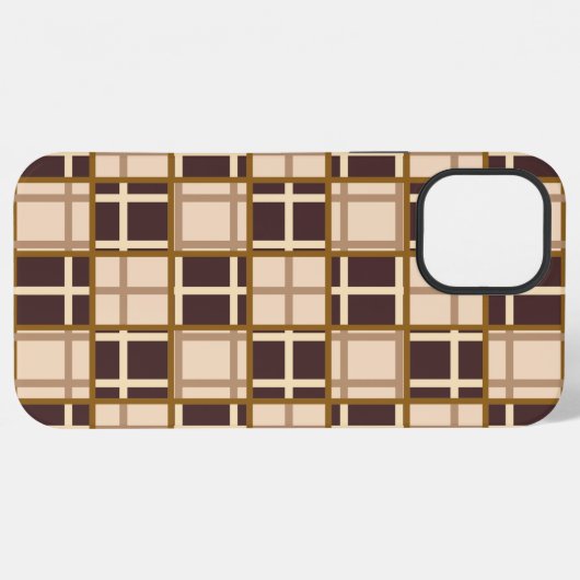 Abstract Shades of Brown iPhone 12 Pro Max Case Hülle (Rückseite (Horizontal))