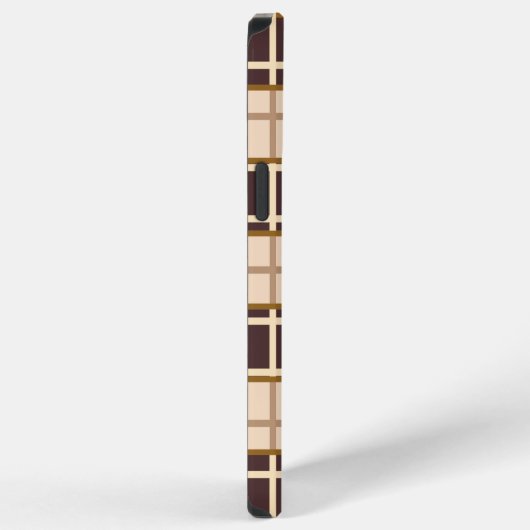 Abstract Shades of Brown iPhone 12 Pro Max Case Hülle (Rechte Seite)