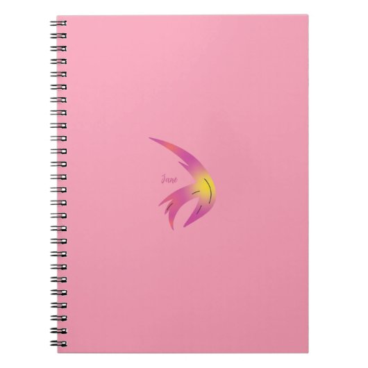 Abstract Shape Notebook Notizblock (Vorderseite)