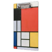 Abstract Shapes Mondrian Klemmbrett (Links)