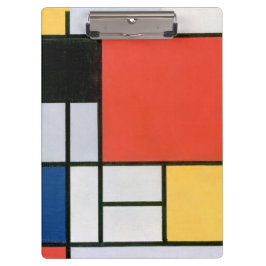 Abstract Shapes Mondrian Klemmbrett