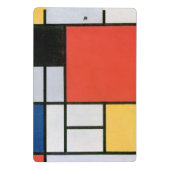 Abstract Shapes Mondrian Mini Klemmbrett (Rückseite)
