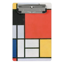 Abstract Shapes Mondrian Mini Klemmbrett