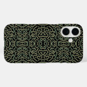 Abstract Shimmer Tubing With Green And Gold Colors Case-Mate iPhone Hülle (Rückseite (Horizontal))