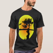 Abstract Silhouette Pelican Cypress Swamp T-Shirt (Vorderseite)