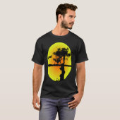 Abstract Silhouette Pelican Cypress Swamp T-Shirt (Vorne ganz)