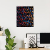 Abstract Silky Lines  Poster (Heimbüro)