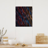 Abstract Silky Lines  Poster (Küche)