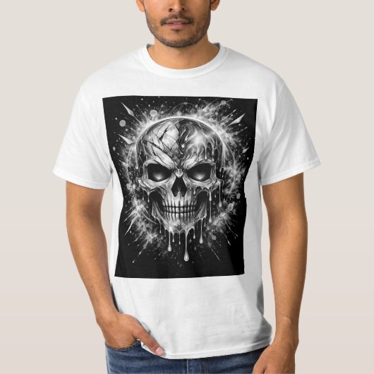 Abstract Skull T-Shirt (Vorderseite)