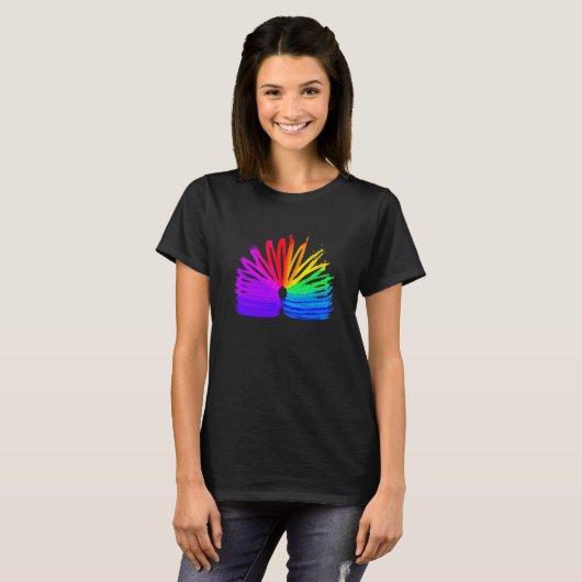Abstract Slinky Retro Slinky Slinky Manipulation T-Shirt (Vorne ganz)