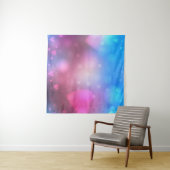 Abstract smooth blur blue and pink background with wandteppich (Beispiel (Horizontal))