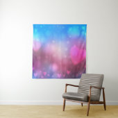 Abstract smooth blur blue and pink background with wandteppich (Beispiel)