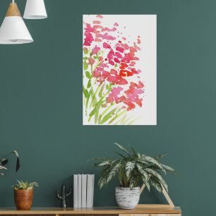 Abstract Snapdragons Poster
