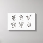 Abstract Soft Echoes Leinwanddruck (Vorderseite)