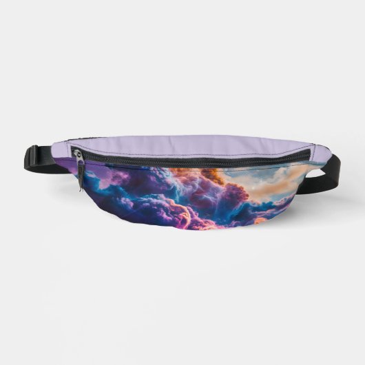Abstract Space Nebula Art - Colorful Cosmic Bauchtasche (Vorderseite)