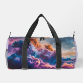 Abstract Space Nebula Art - Colorful Cosmic Duffle Bag (Rückseite)