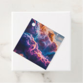 Abstract Space Nebula Art - Colorful Cosmic Geschenkanhänger (Beispiel)