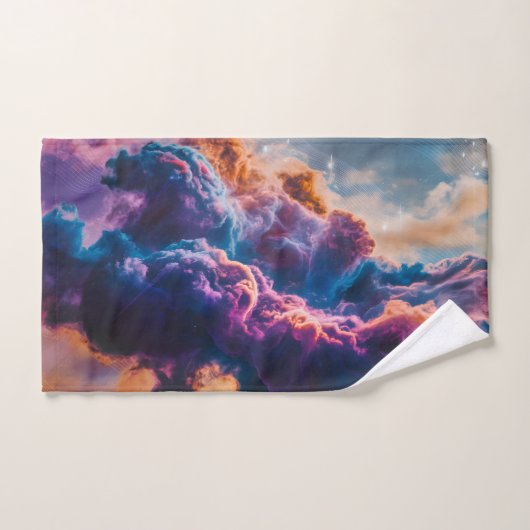 Abstract Space Nebula Art - Colorful Cosmic Handtuch (Handtuch)