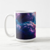 Abstract Space Nebula Art - Colorful Cosmic Kaffeetasse (Links)
