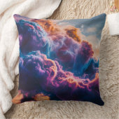 Abstract Space Nebula Art - Colorful Cosmic Kissen (Decke)