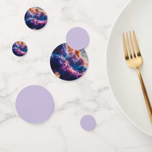 Abstract Space Nebula Art - Colorful Cosmic Konfetti (Gruppe)