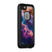 Abstract Space Nebula Art - Colorful Cosmic LifeProof iPhone Hülle (Hinten/Rechts)