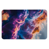 Abstract Space Nebula Art - Colorful Cosmic Magnet (Horizontal)