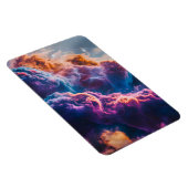 Abstract Space Nebula Art - Colorful Cosmic Magnet (Rechte Seite)