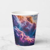 Abstract Space Nebula Art - Colorful Cosmic Pappbecher (Vorderseite)