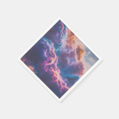 Abstract Space Nebula Art - Colorful Cosmic Serviette (Ecke)