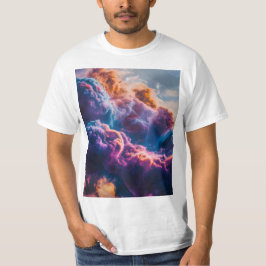 Abstract Space Nebula Art - Colorful Cosmic T-Shirt