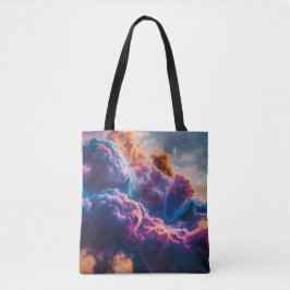 Abstract Space Nebula Art - Colorful Cosmic Tasche