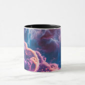 Abstract Space Nebula Art - Colorful Cosmic Tasse (Zentrum)