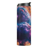 Abstract Space Nebula Art - Colorful Cosmic Thermosbecher (Nach links gedreht)