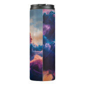 Abstract Space Nebula Art - Colorful Cosmic Thermosbecher (Rückseite)