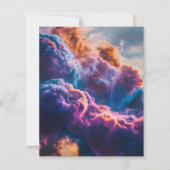 Abstract Space Nebula Art - Colorful Sheet (Vorderseite)