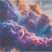 Abstract Space Nebula Art - Colorful Stickers Aufkleber (Vorderseite)