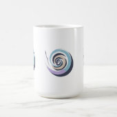 Abstract Spiral Brushstroke Vector - Meditative Pa Kaffeetasse (Mittel)