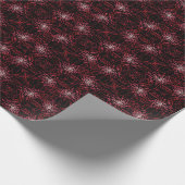 Abstract Splatter Dots Of Pinks And Reds Pattern Geschenkpapier (Ecke)
