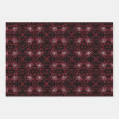 Abstract Splatter Dots Of Pinks And Reds Pattern Geschenkpapier Set (Vorderseite)