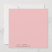 Abstract Splatter Dots Of Pinks And Reds Pattern Karte (Rückseite)