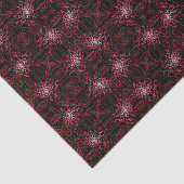 Abstract Splatter Dots Of Pinks And Reds Pattern Seidenpapier (Ausschnitt)